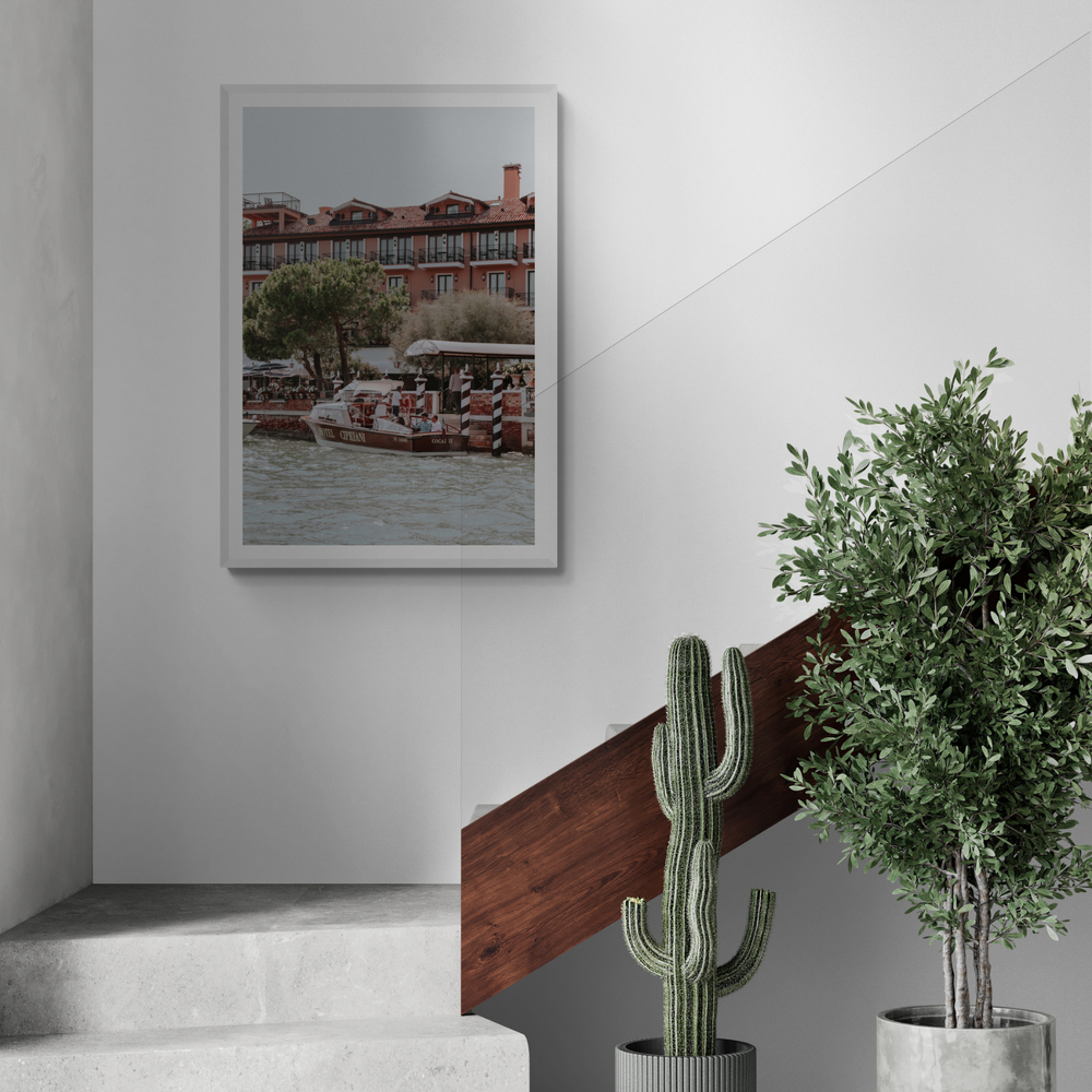 Cocai II Venice Italian wall art framed print styled in a room view 2