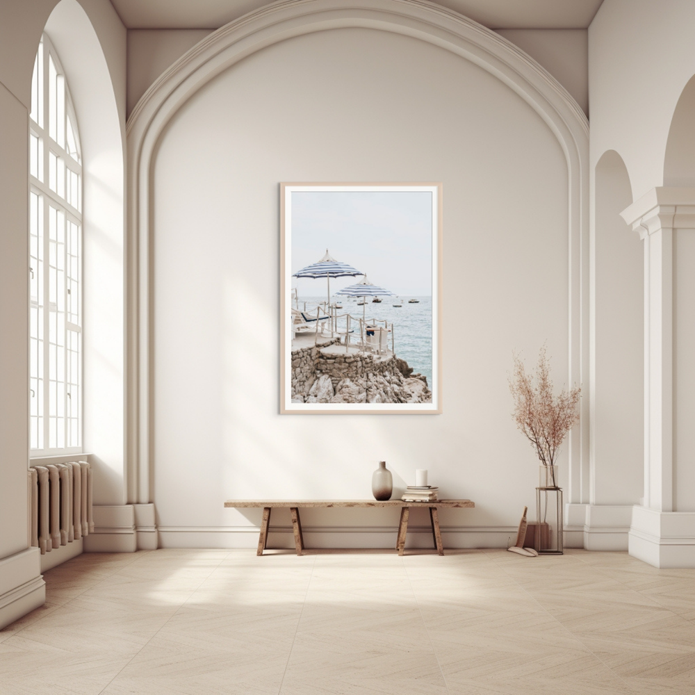 La Scogliera Positano wall art framed print styled in a room view 3