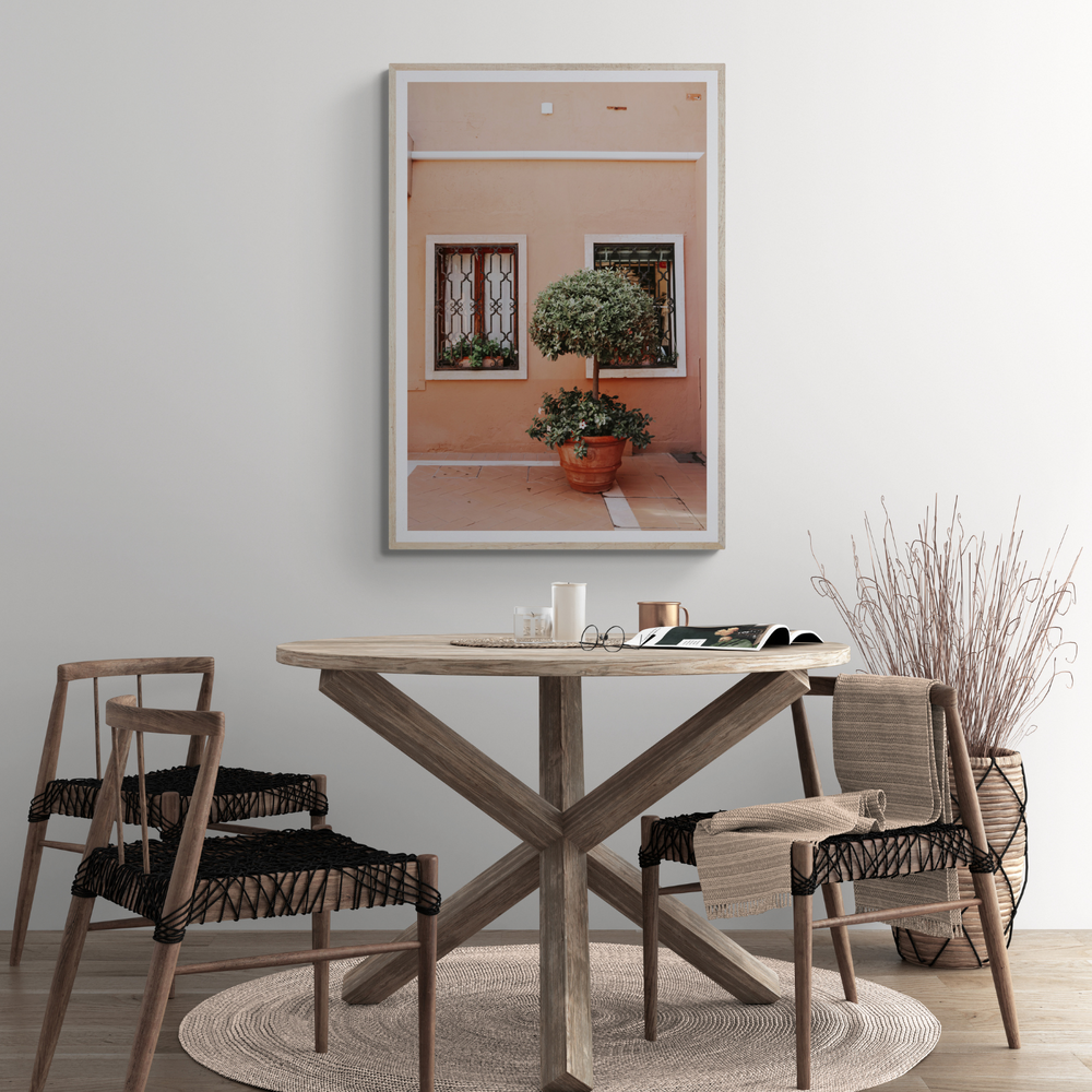 Semplicemente Bello Venice Italian wall art framed print styled in a room view 3