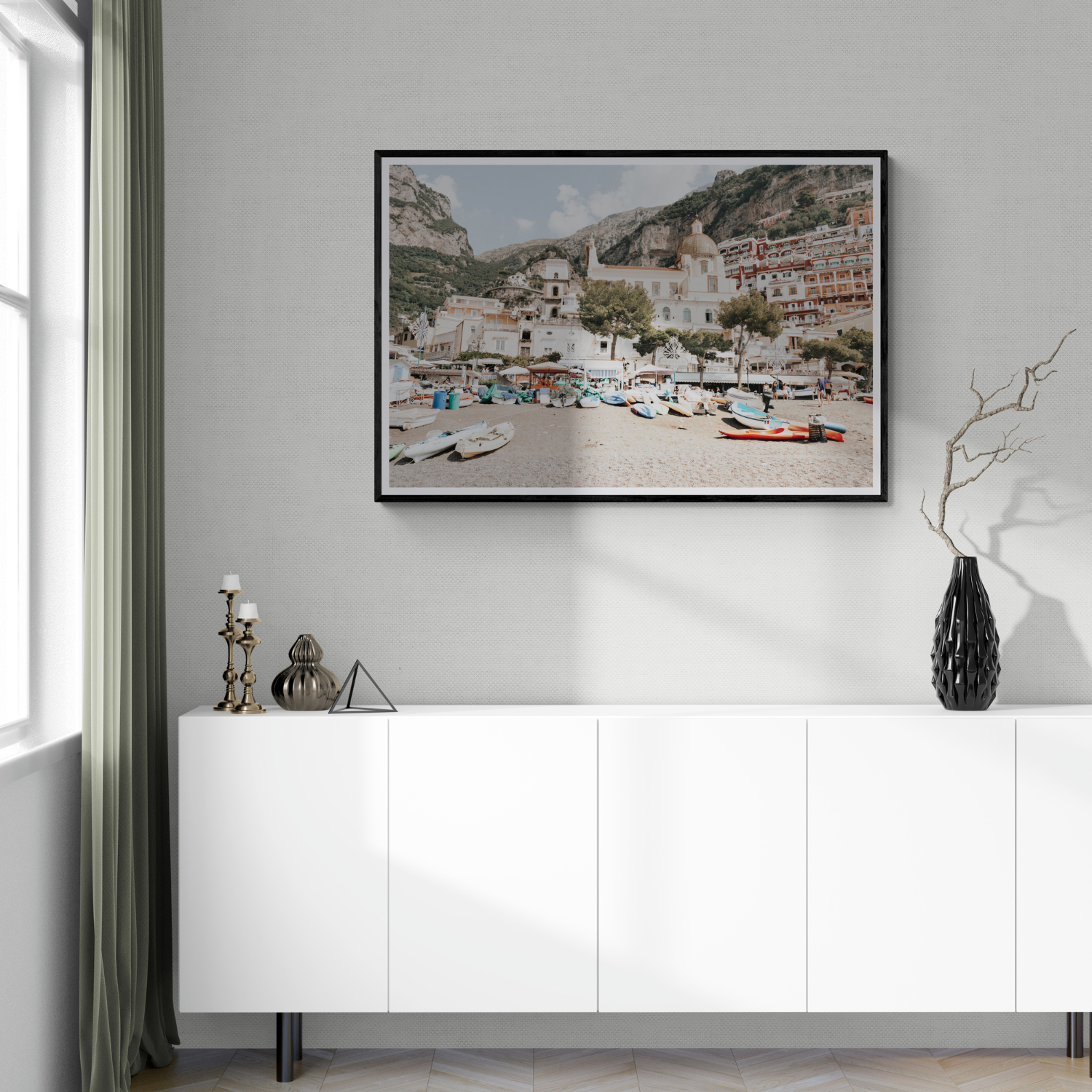 Positano Print, Italy Print - Amichi Co