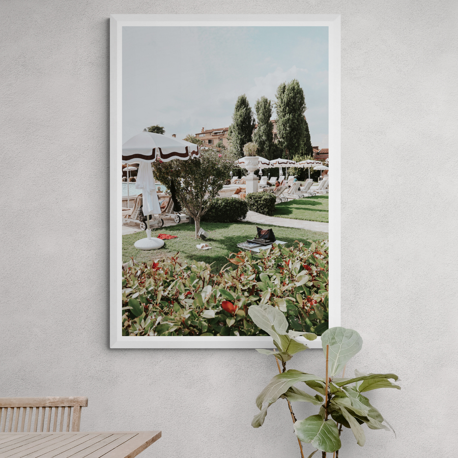 La Serenissima Venice Italian wall art framed print styled in a room view 3