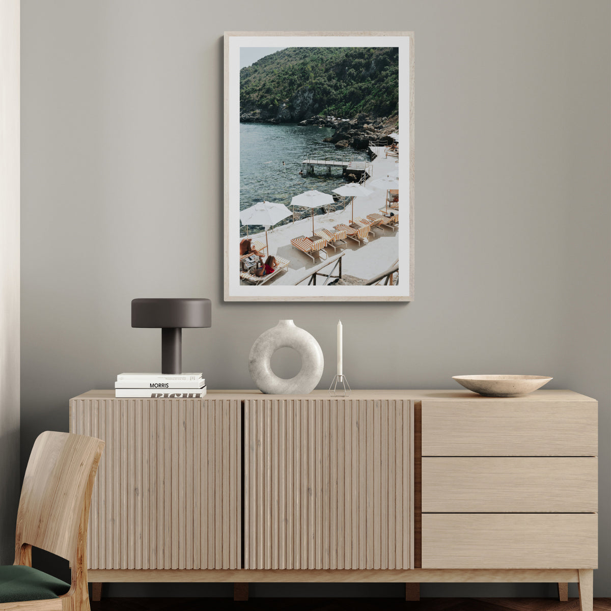 Always Better Together framed wall art print styled in a hallway interior