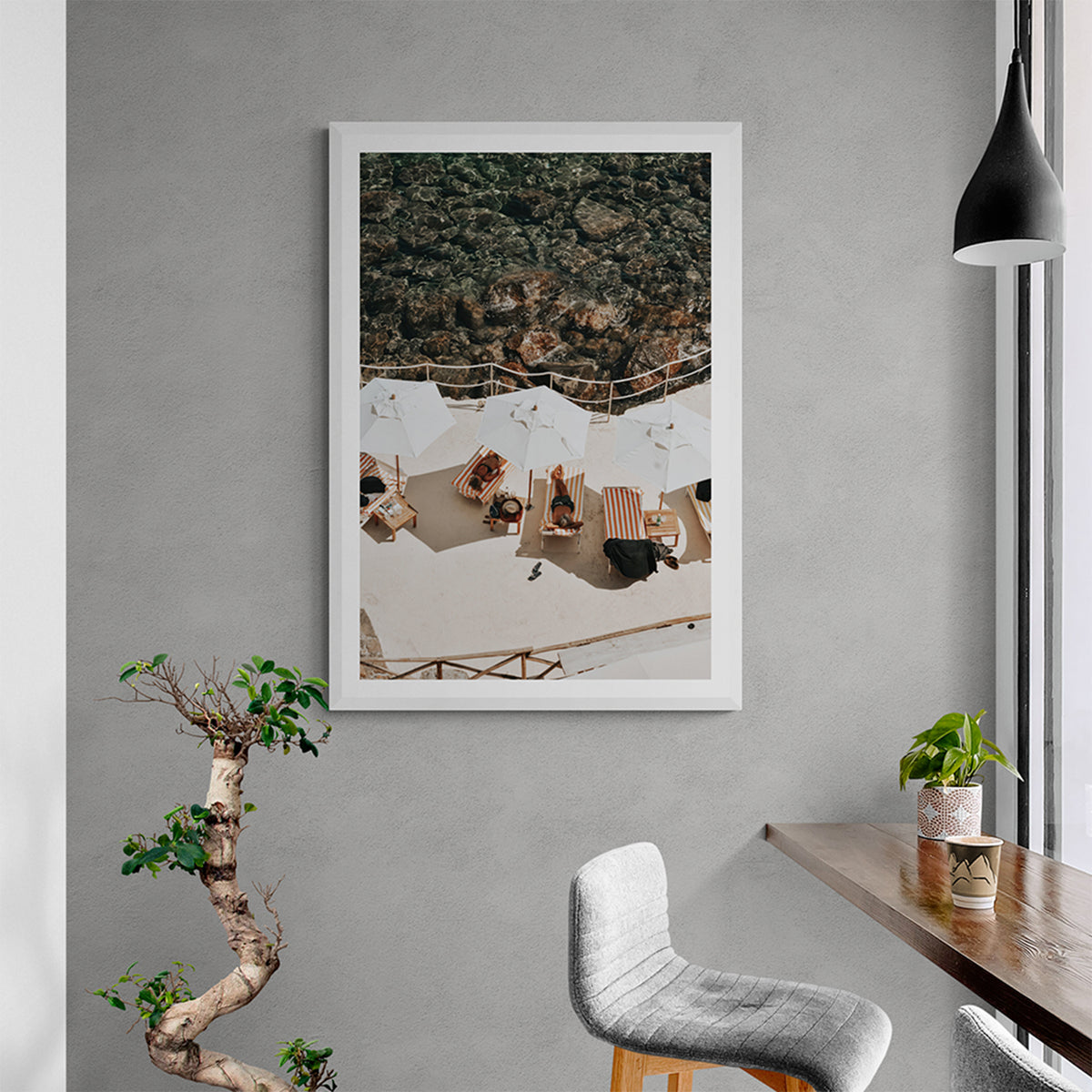 When Harry Met Sally framed wall art print styled in a hospitality setting