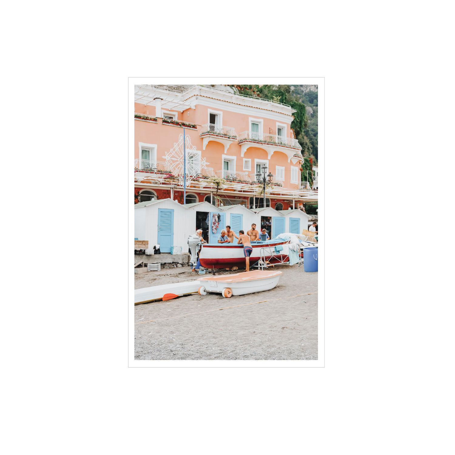 Positano Print, Italy Print - Amichi Co