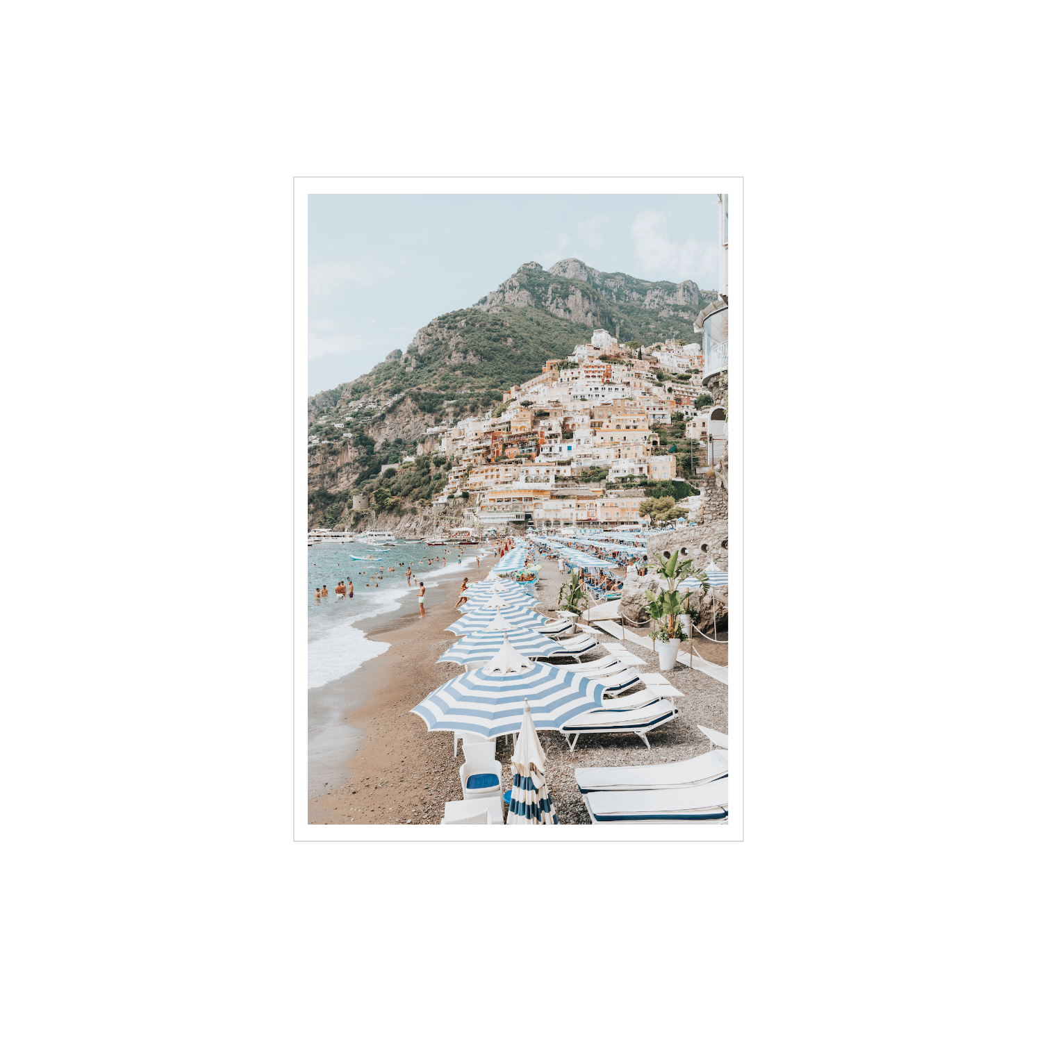 Positano Print, Italy Print - Amichi Co