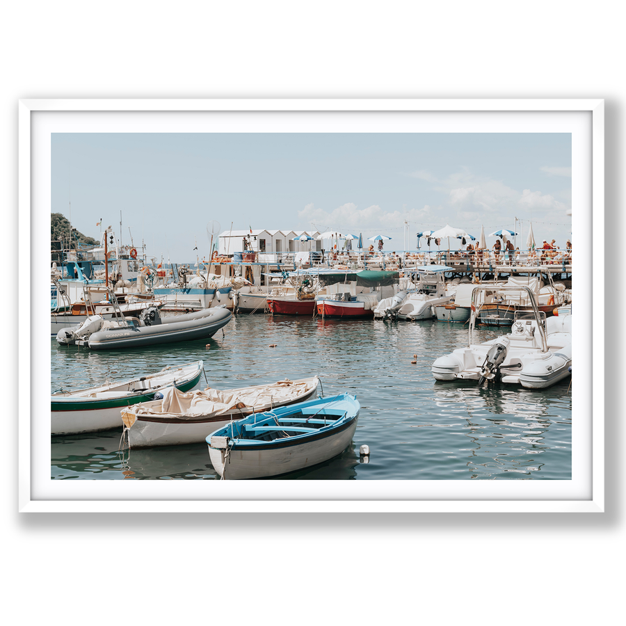 Antico Porto Sorrento Marina coastal wall art main fine art print image