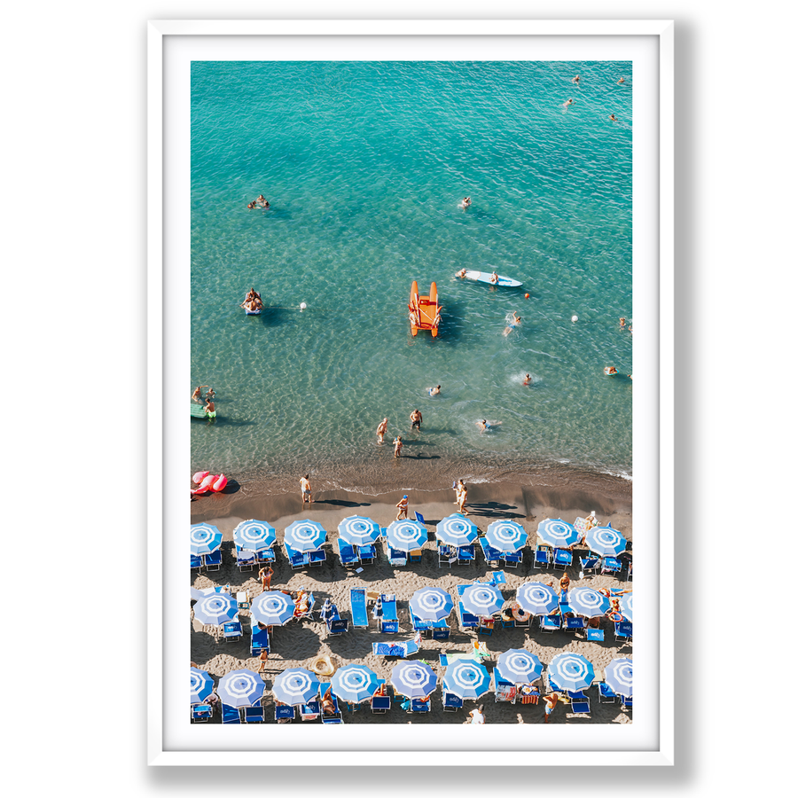 Aquamarine Oasis Sorrento Italian coastal wall art main fine art print image