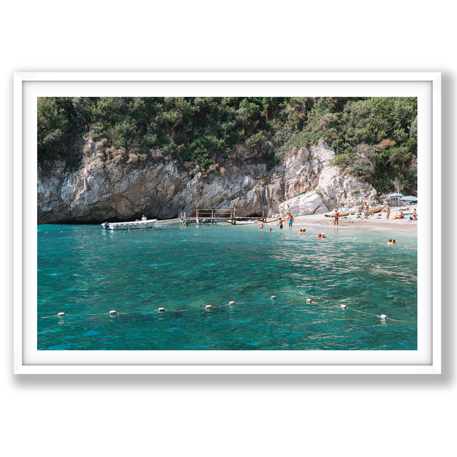 Azure Abyss Italian Nerano wall art main fine art print image