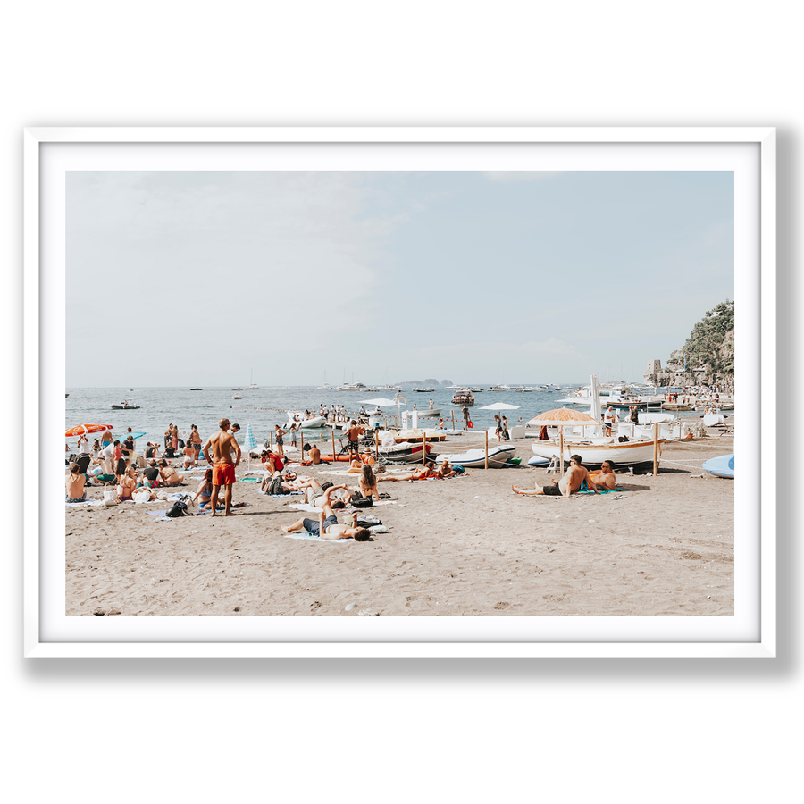 Beachy Vibes Positano wall art main fine art print image