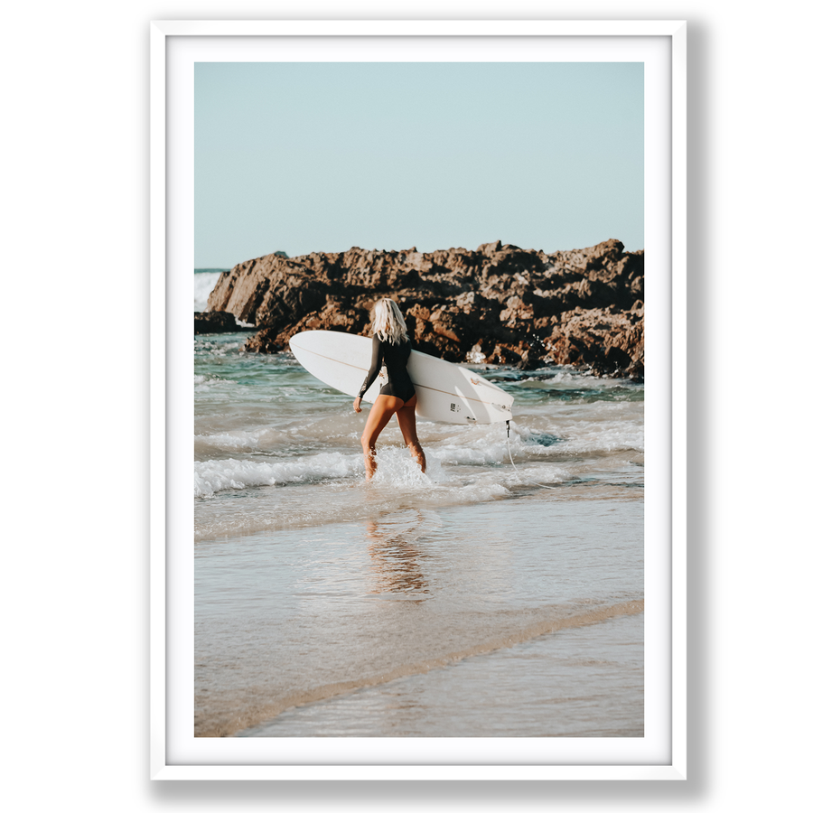 Bethany Byron Bay Surf coastal decor wall art main fine art print image