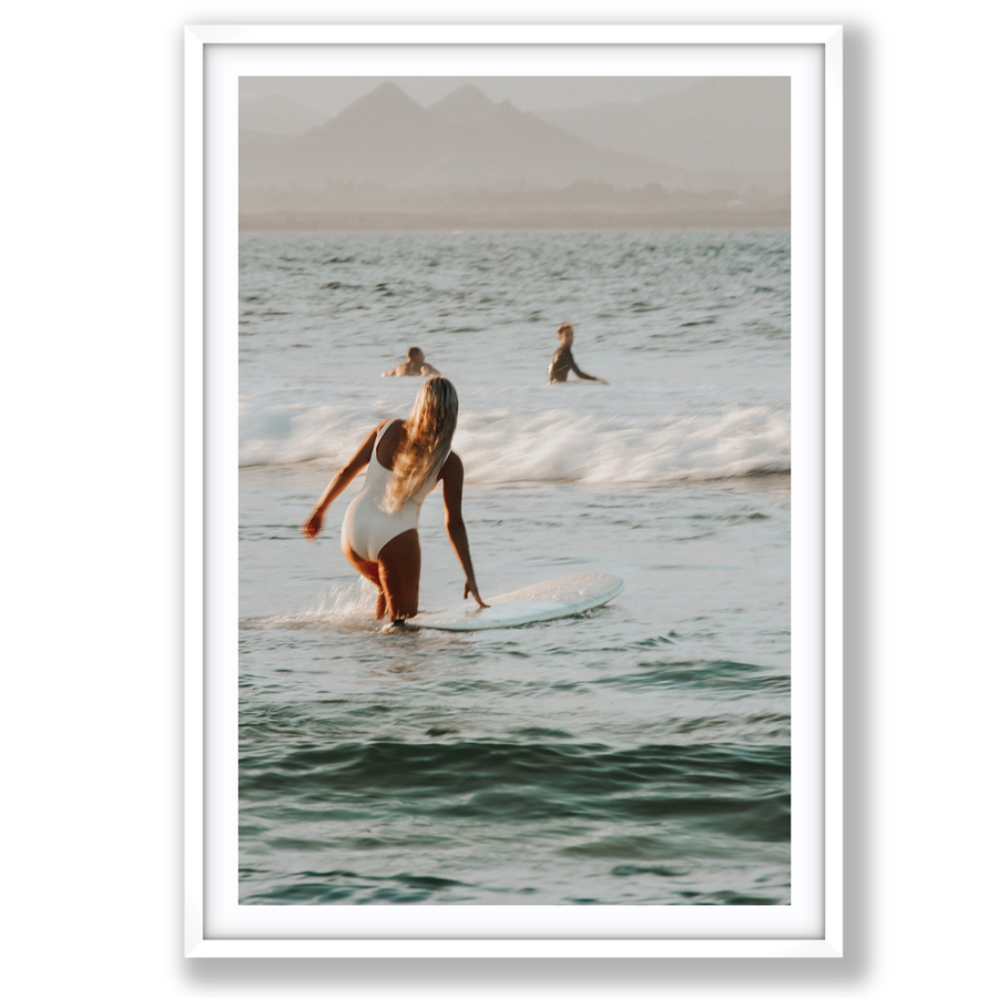 Blondie Byron Bay Surf coastal decor wall art main fine art print image