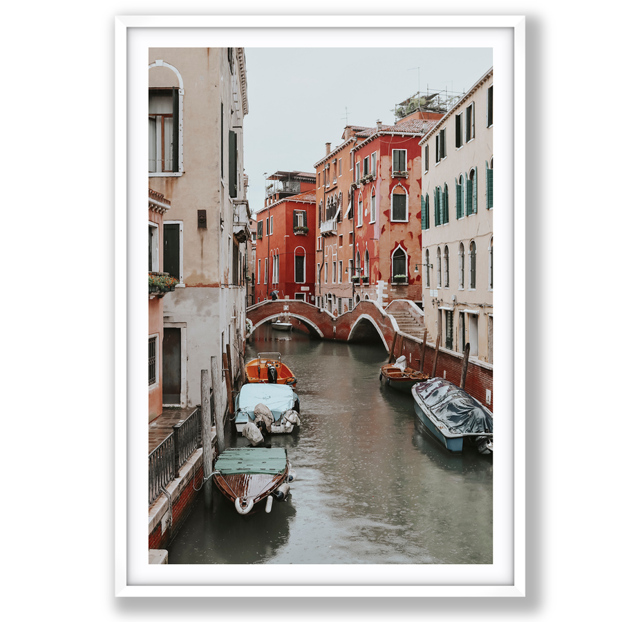 City of Water Italian Mediterranean decor wall art main fine art print image