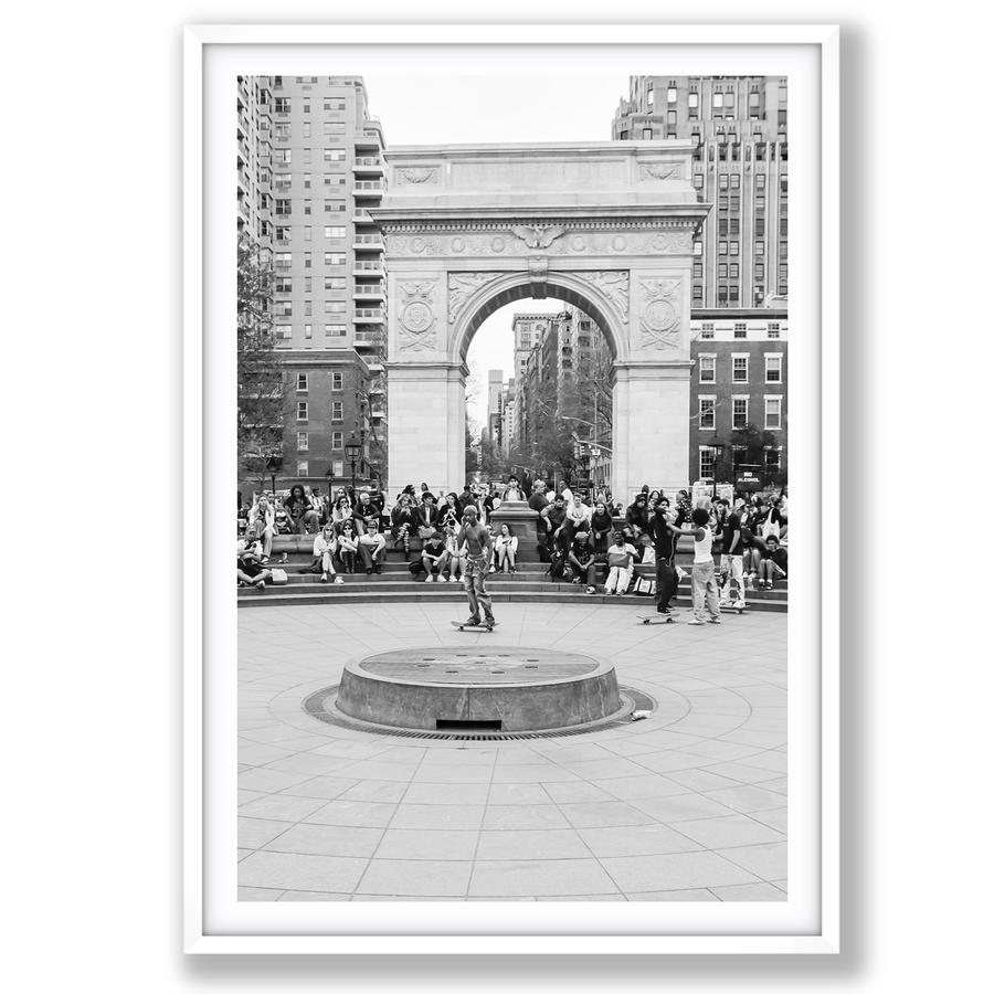 Concrete Conqueror New York NYC Skateboard wall art main fine art print image