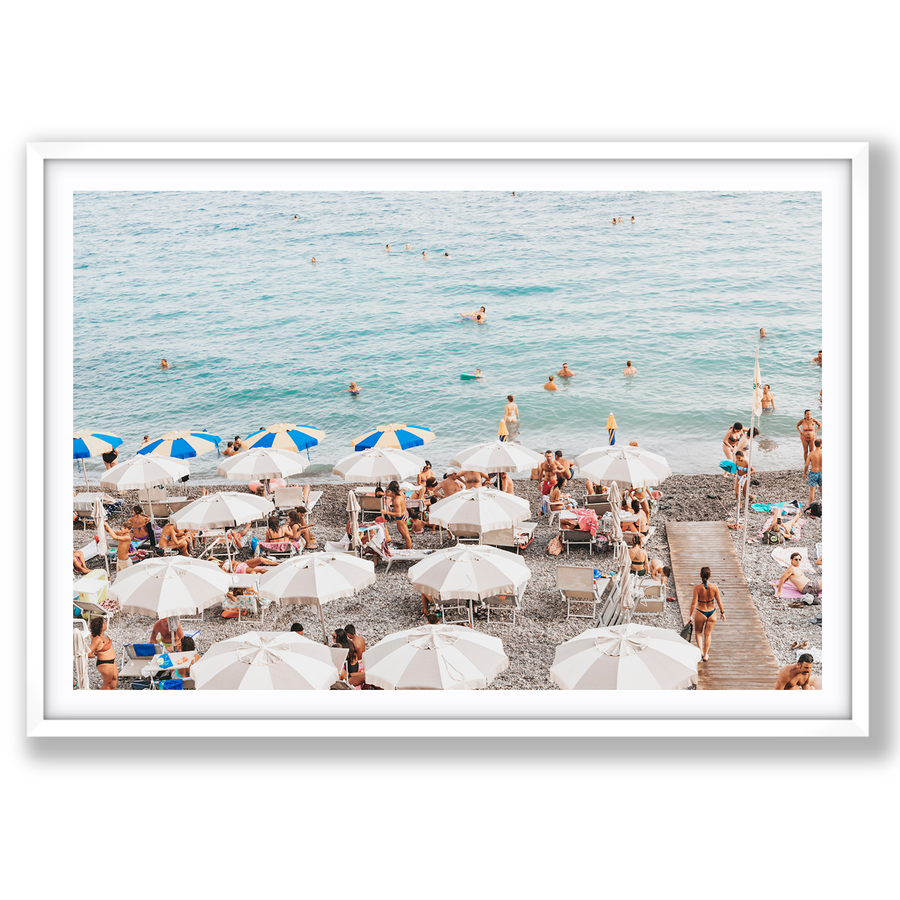 Dreamscape Amalfi Coast Italian beach wall art main fine art print image