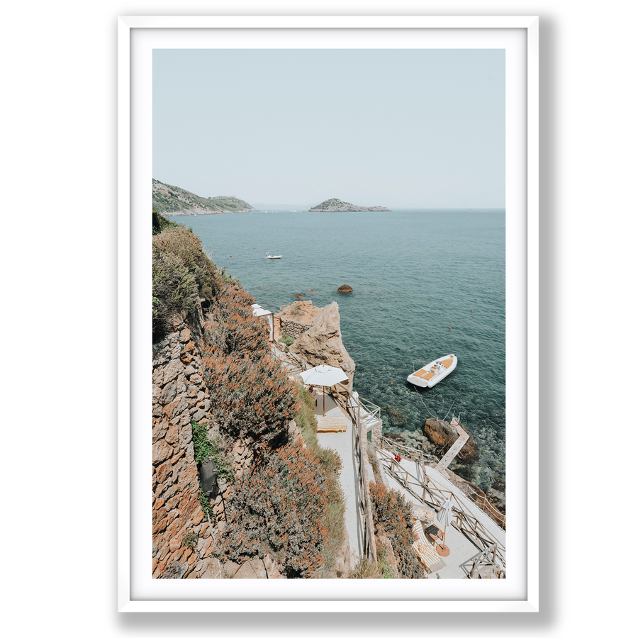 Front Row Seat Tuscany coastal wall art main fine art print image