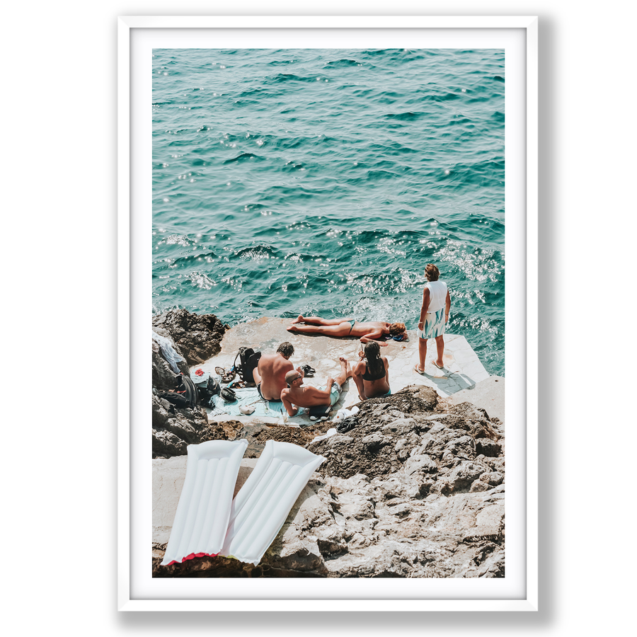 Gli Amici Amalfi Coast coastal wall art
