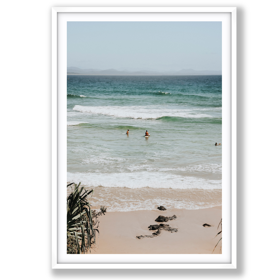 Lets Go Trippin' Byron Bay Surf coastal wall art main fine art print image