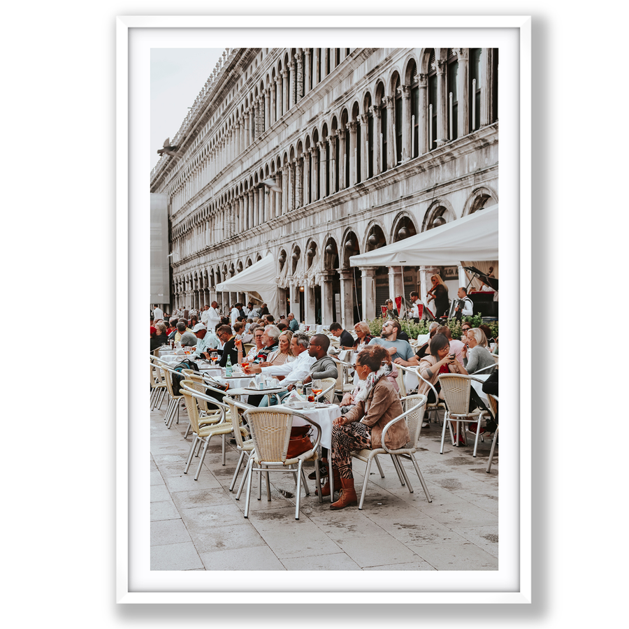 Lunchbreak Venice Italian wall art main fine art print image