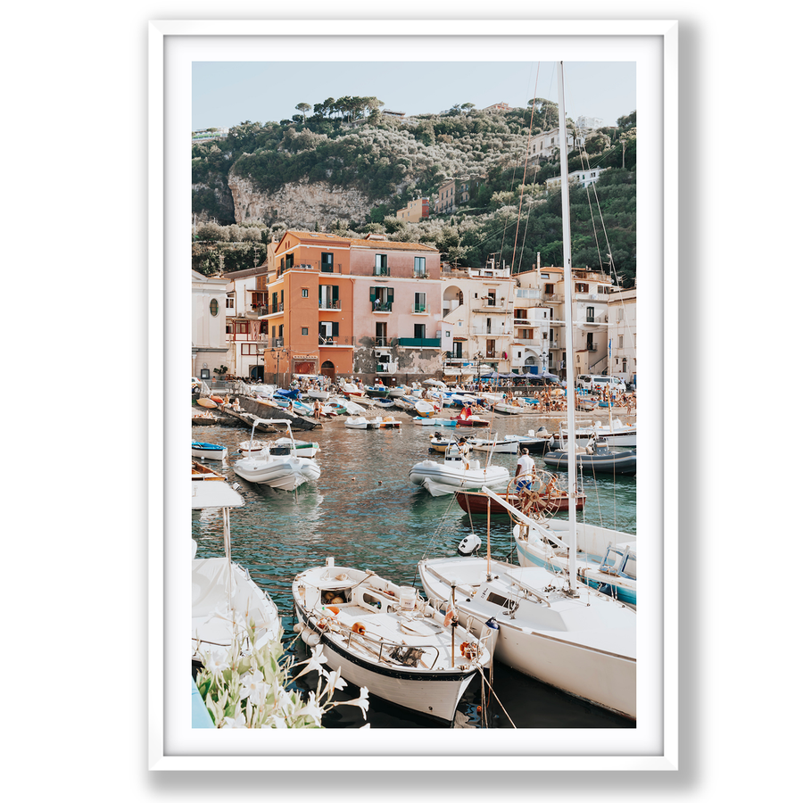 Marina Grande Sorrento coastal Italian wall art main fine art print image