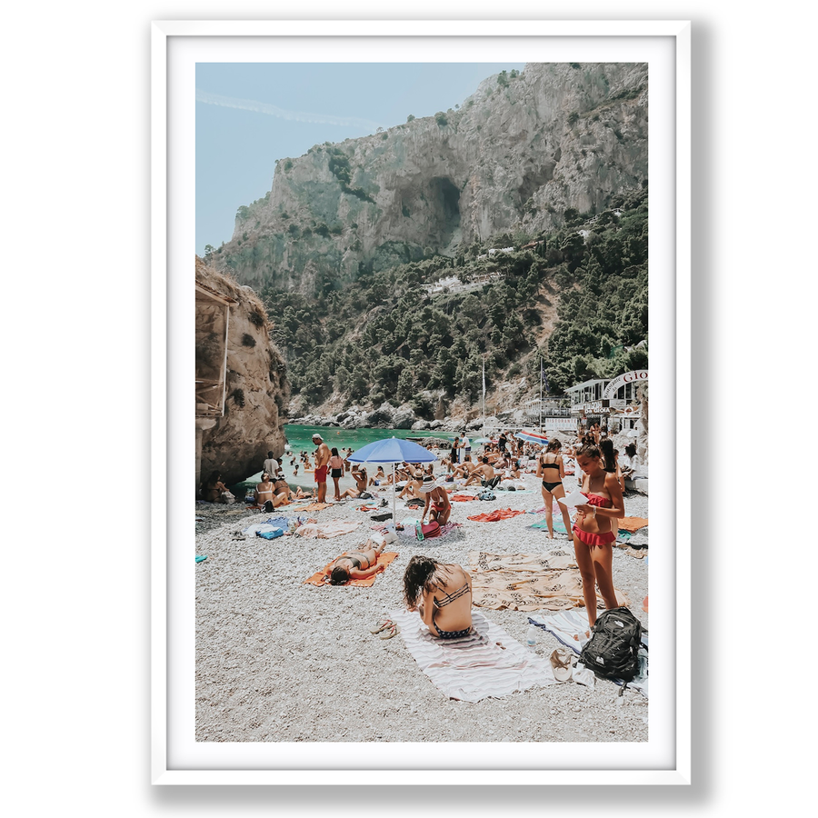 Marina Piccola Capri Mediterranean wall art main fine art print image
