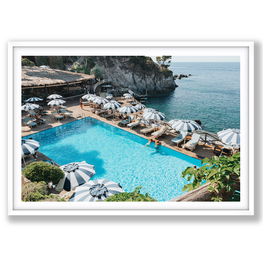 Oceanview Italian Ischia Italian coastal wall art main fine art print image