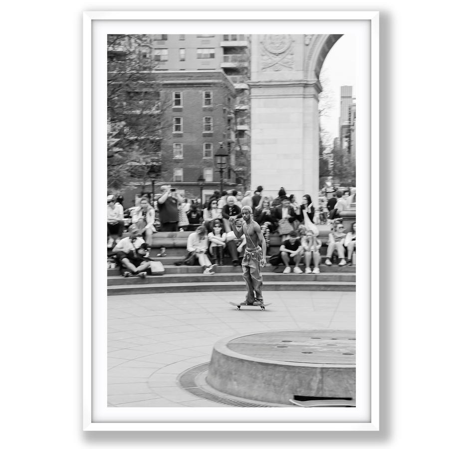 Parkside Pirouettes New York NYC Black & White wall art main fine art print image