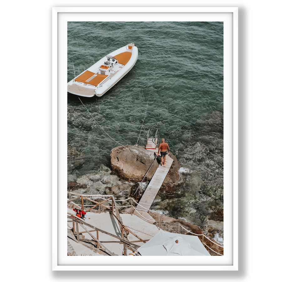 Secret Cove Tuscany coastal Italian wall art main fine art print image