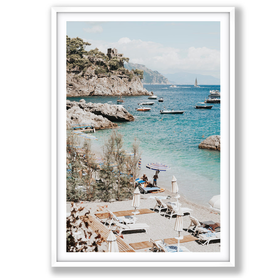 Sizzling Summer Days Amalfi Coast coastal wall art main fine art print image