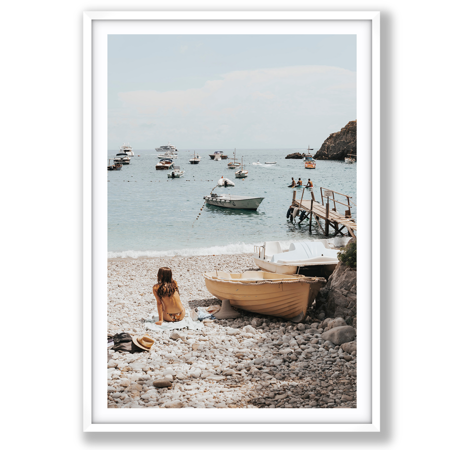 Solo Sojourn Italian Nerano wall art main fine art print image