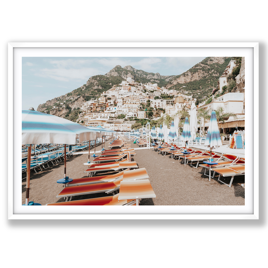 Spiaggia Grande Positano wall art main fine art print image