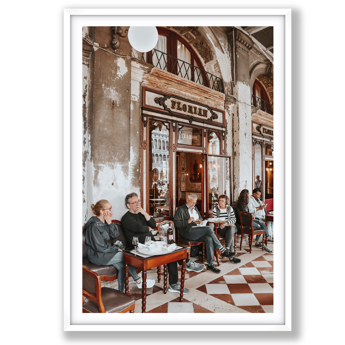 Tea Room Venice Italian wall art main fine art print image