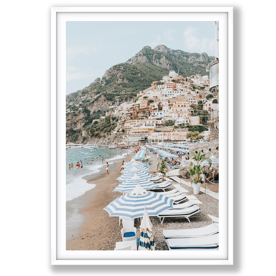 The Cliffside Village Italian decor wall art main fine art print image