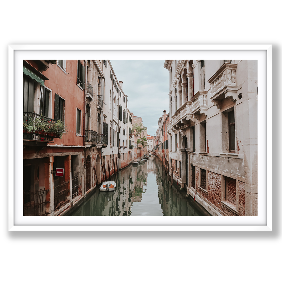 The Floating City Venice Canal Italian decor wall art main fine art print image