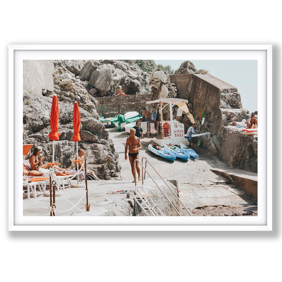 The Local Amalfi Coast Mediterranean wall art main fine art print image