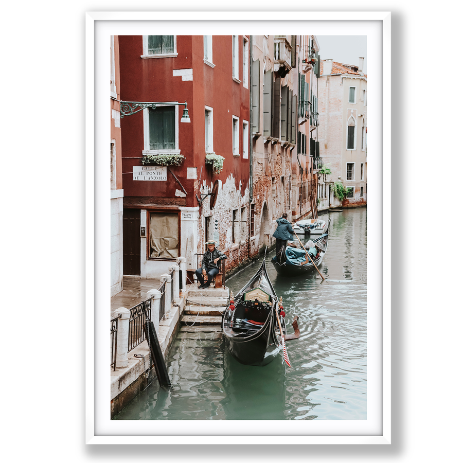 The Merchant Venice Canal Italian wall art main fine art print image