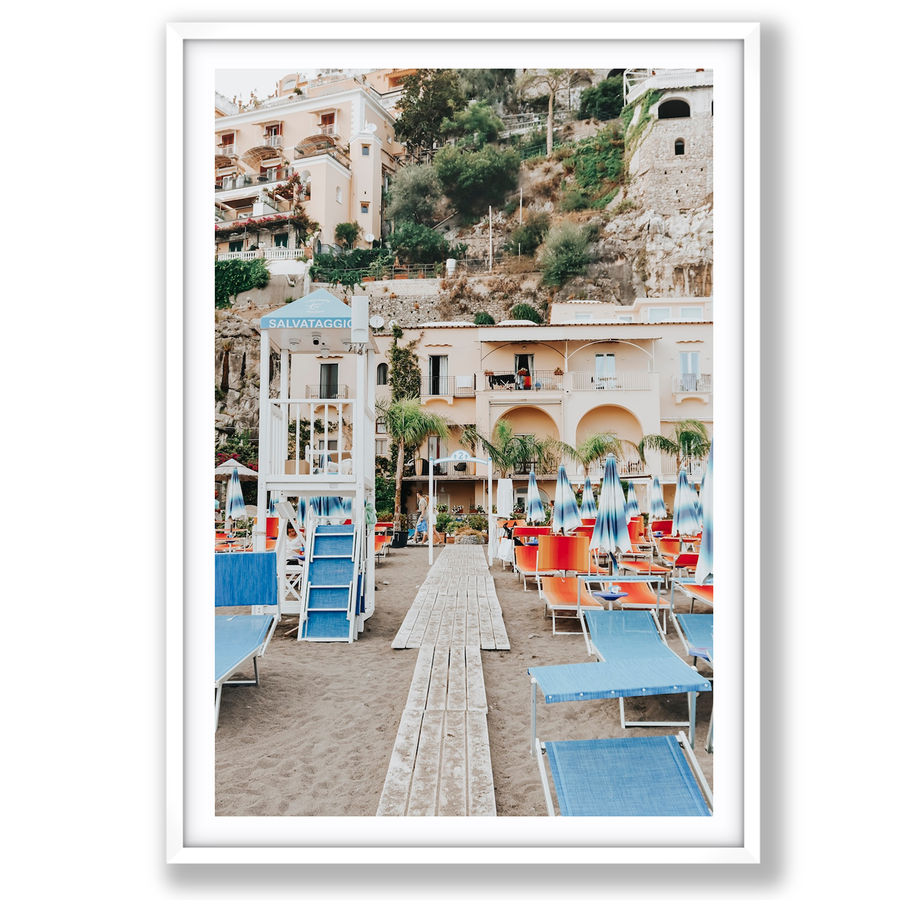 Torre Di Salvataggio Positano wall art main fine art print image