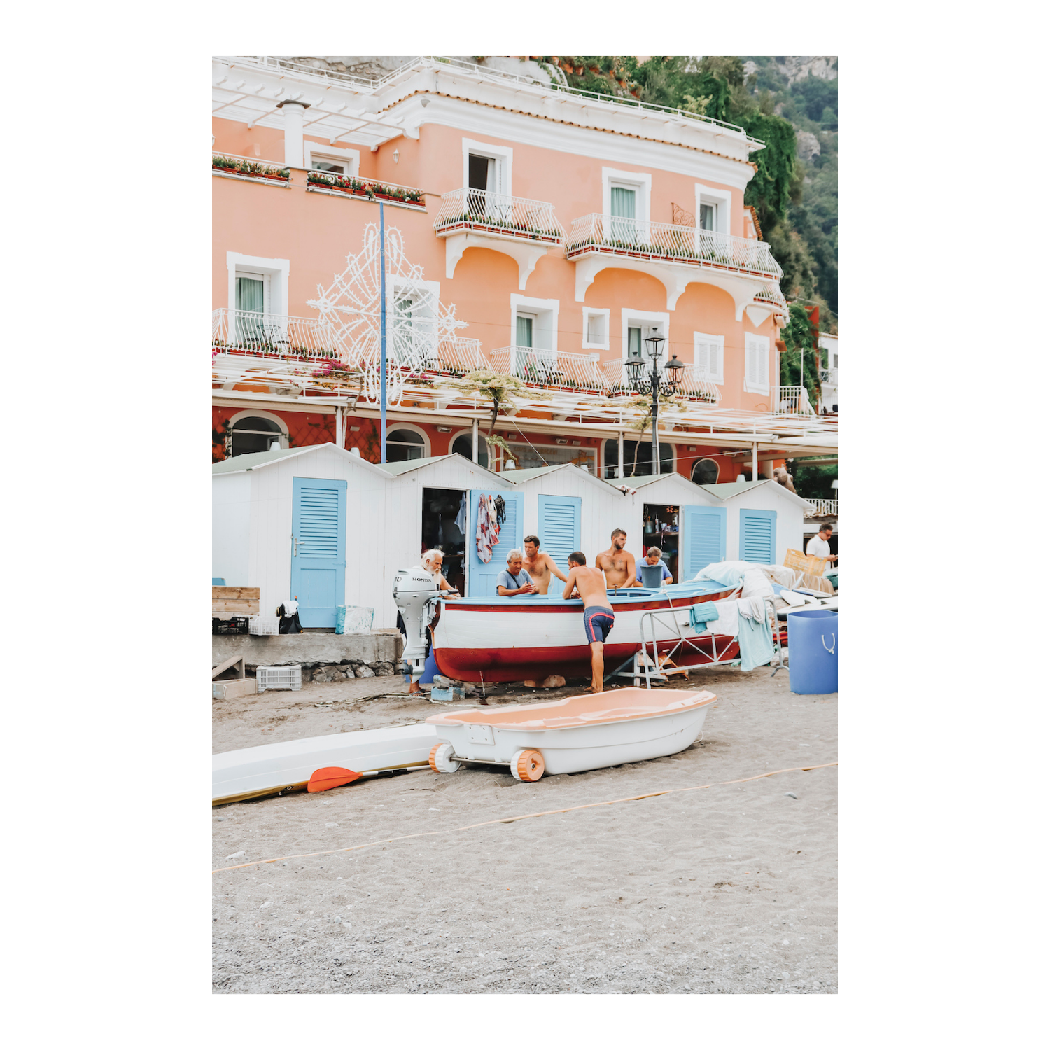 Positano Print, Italy Print - Amichi Co