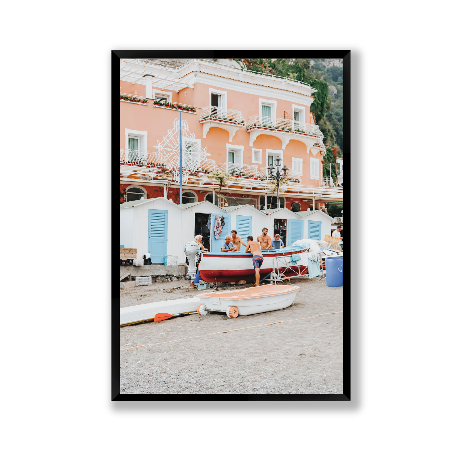 Positano Print, Italy Print - Amichi Co