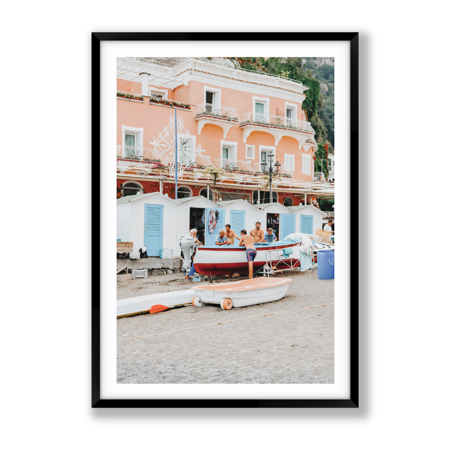 Positano Print, Italy Print - Amichi Co