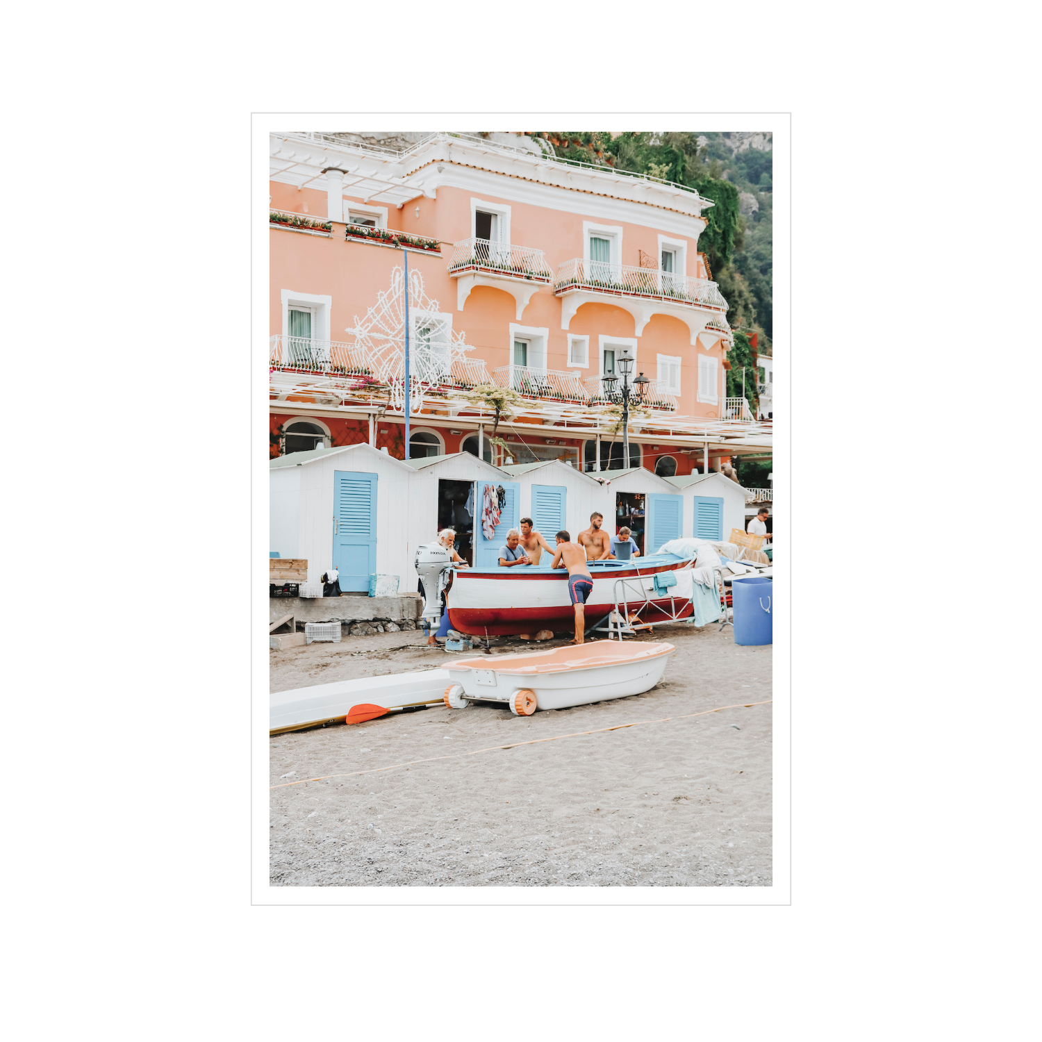 Positano Print, Italy Print - Amichi Co