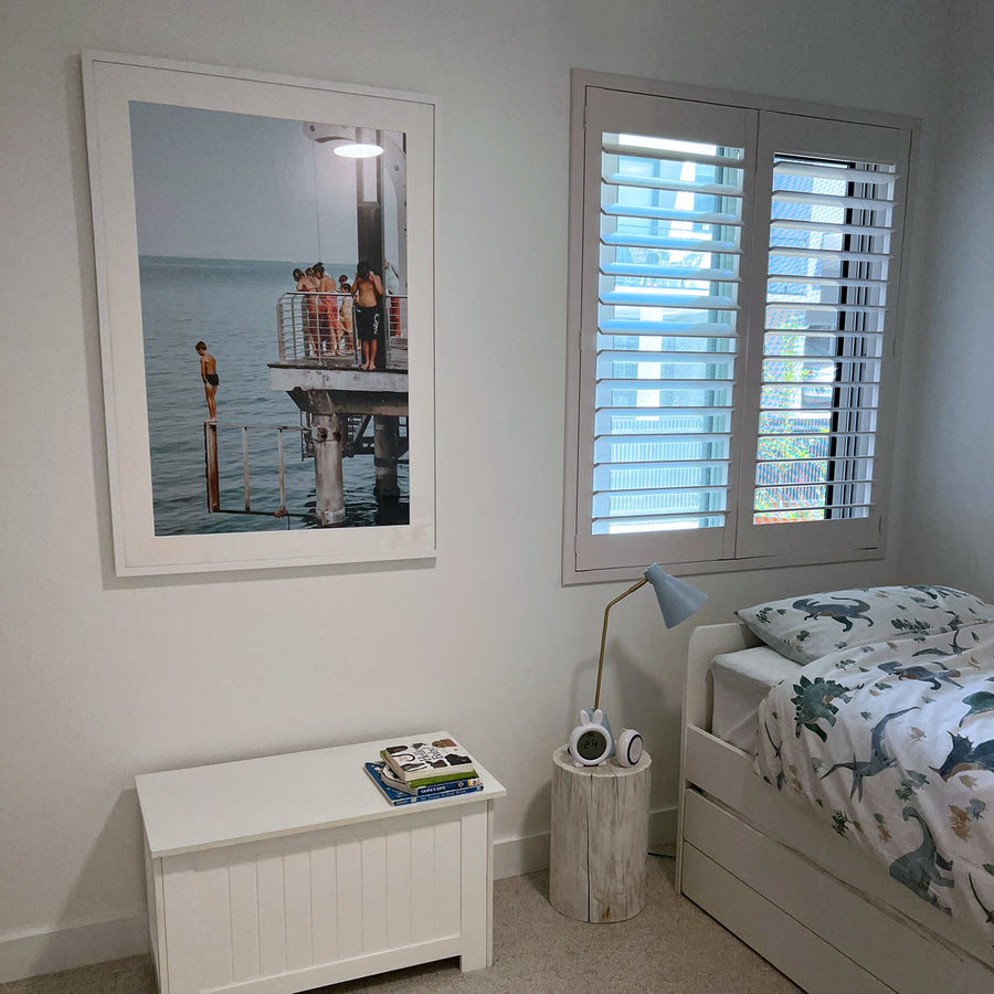 Golden Boy, Alassio Italy fine art photography print by Amichi Co, styled in a collector’s home