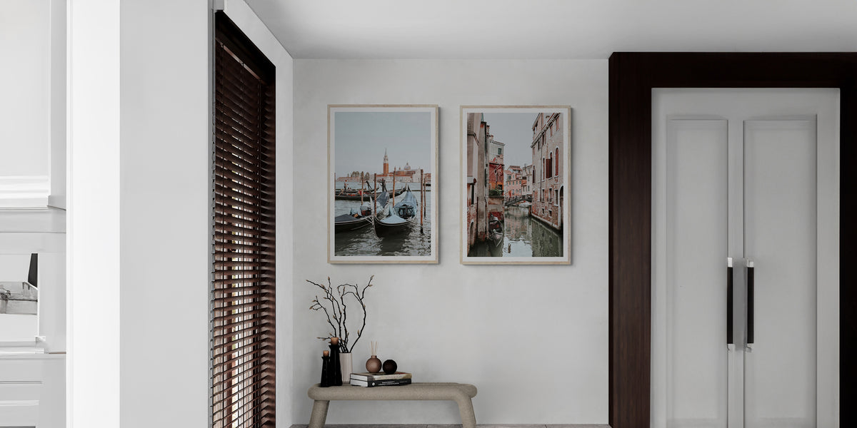 Italian Commute and Laguna Veneta artworks styled together
