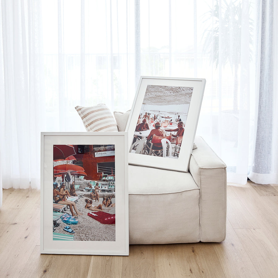 La Dolce Vita & Luck of the Draw, The Italian Summer fine art photography prints by Amichi Co, styled in a collector’s home