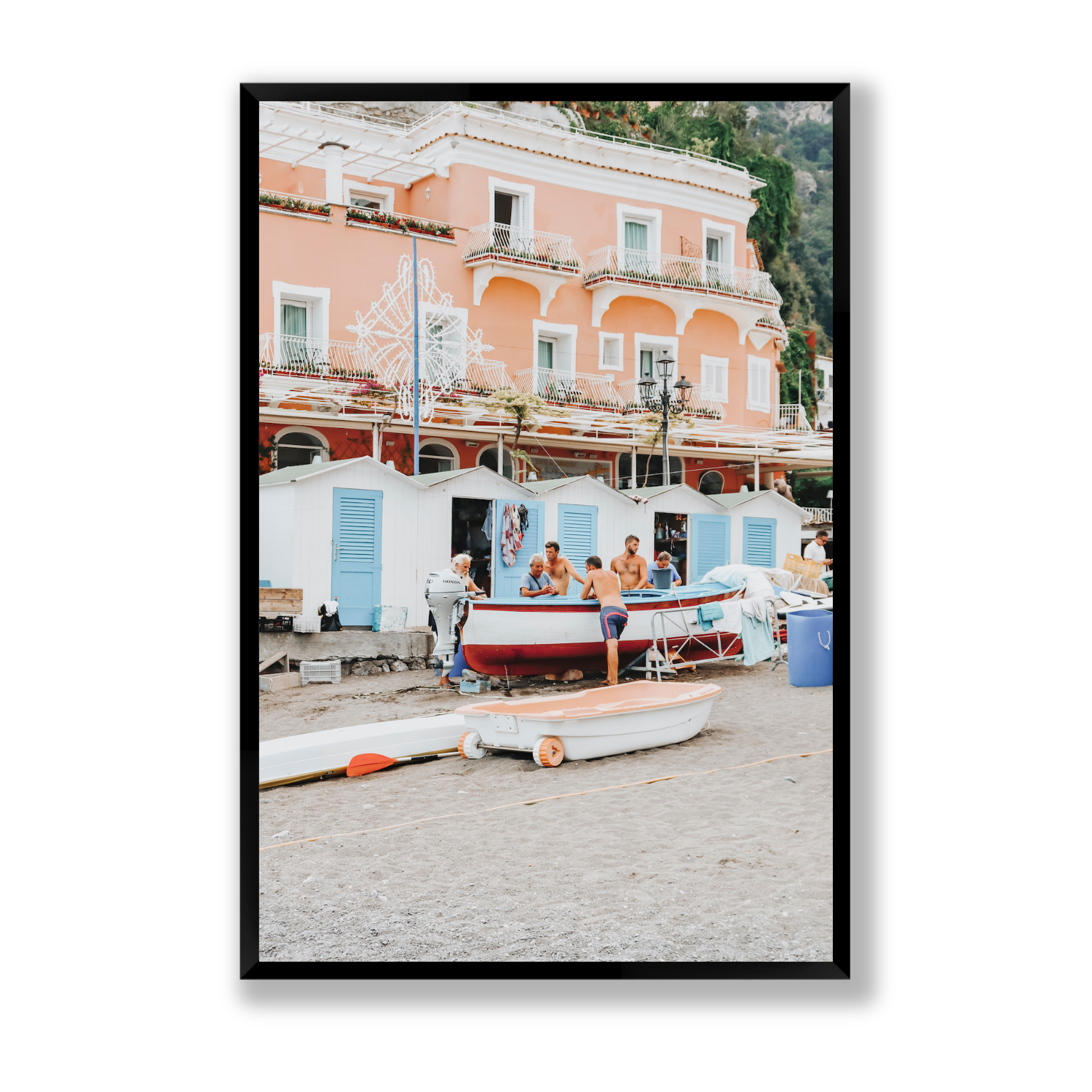 Positano Print, Italy Print - Amichi Co