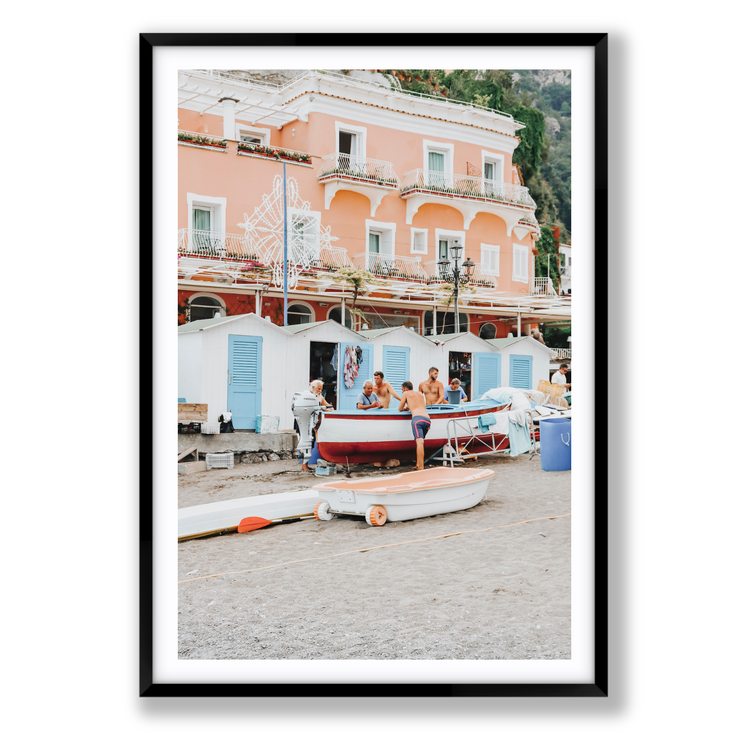 Positano Print, Italy Print - Amichi Co