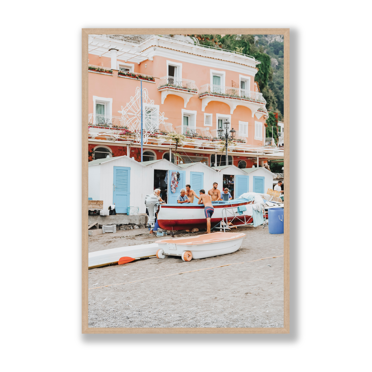 Positano Print, Italy Print - Amichi Co