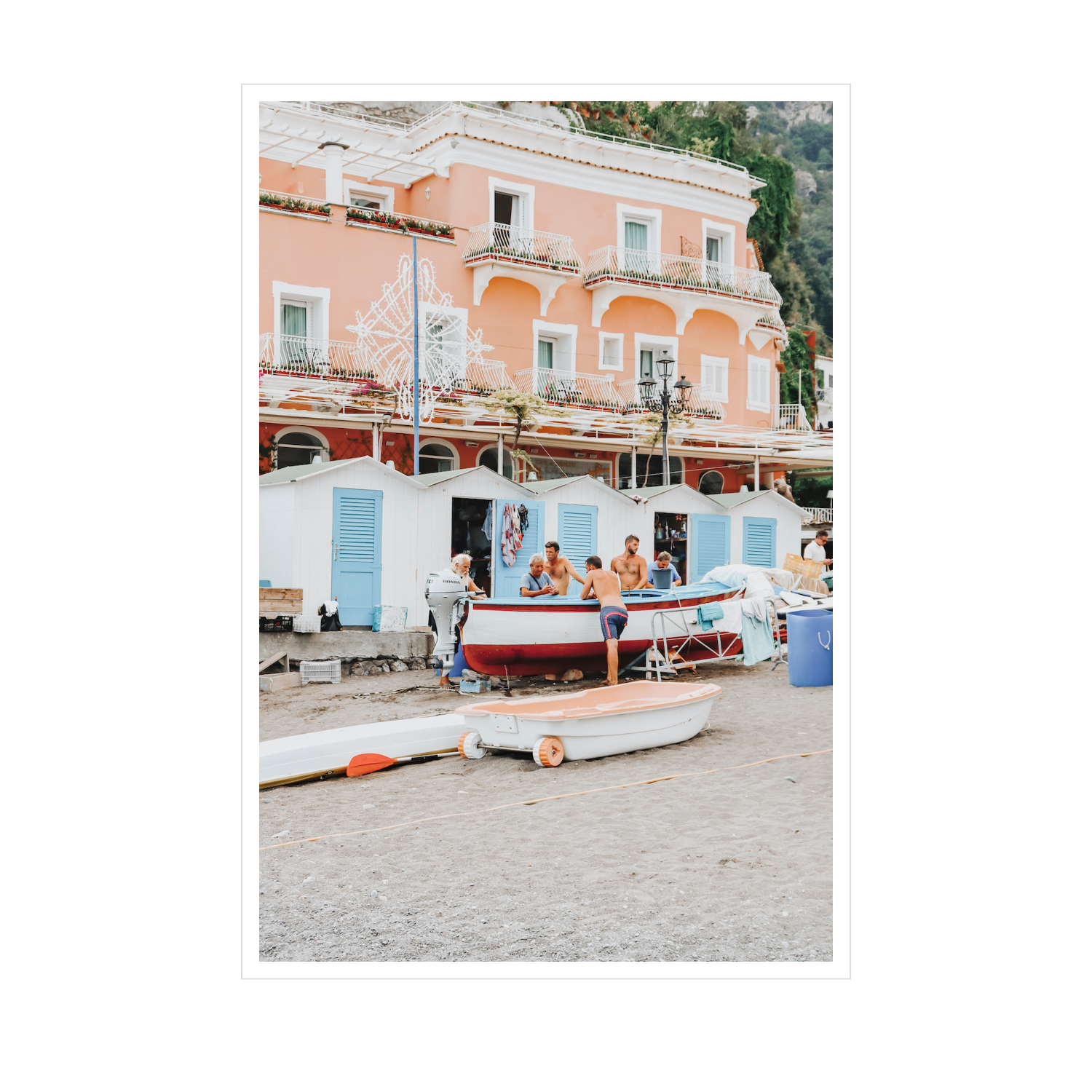 Positano Print, Italy Print - Amichi Co