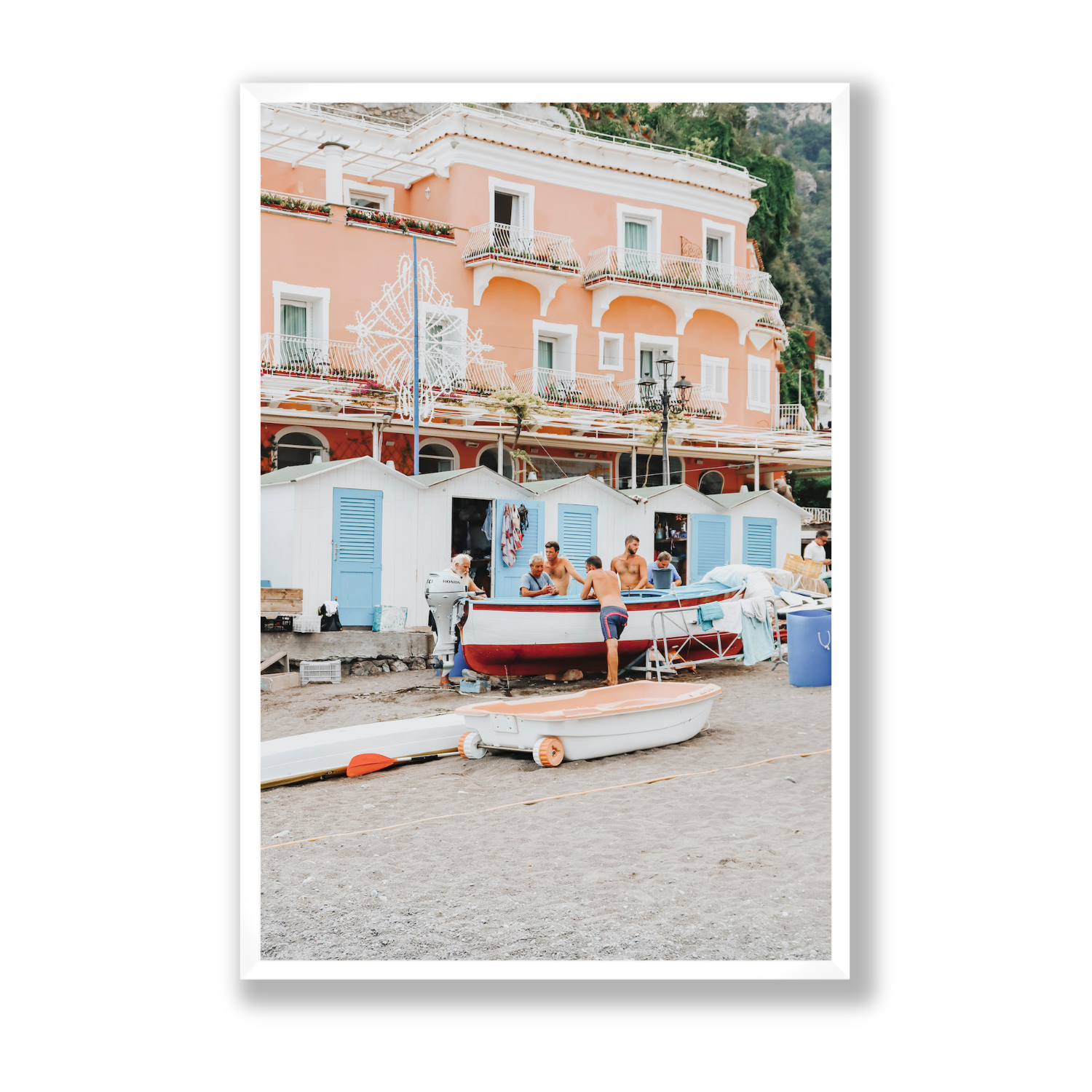 Positano Print, Italy Print - Amichi Co