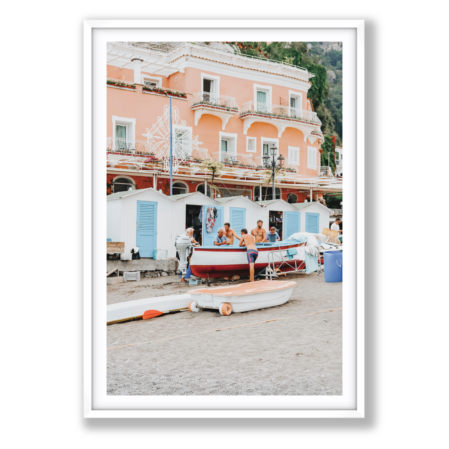 Positano Print, Italy Print - Amichi Co