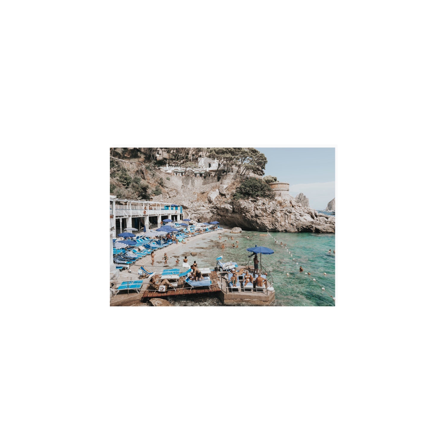 Vita Bella fine art print, Capri, Italy, A5 · 21 x 14.8 cm, Unframed, Fine Art Canvas